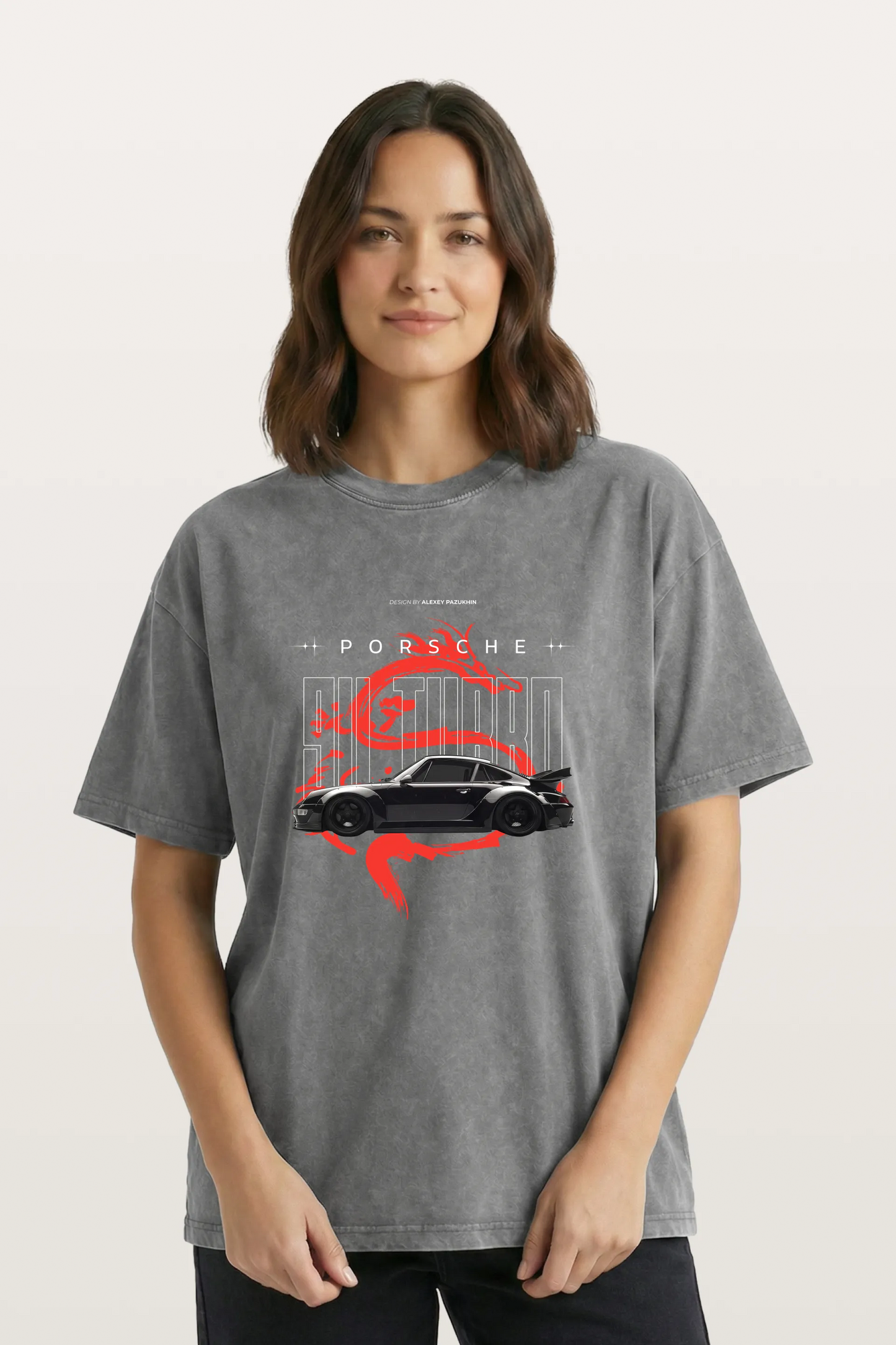 Porsche Dragon Washed T-Shirts