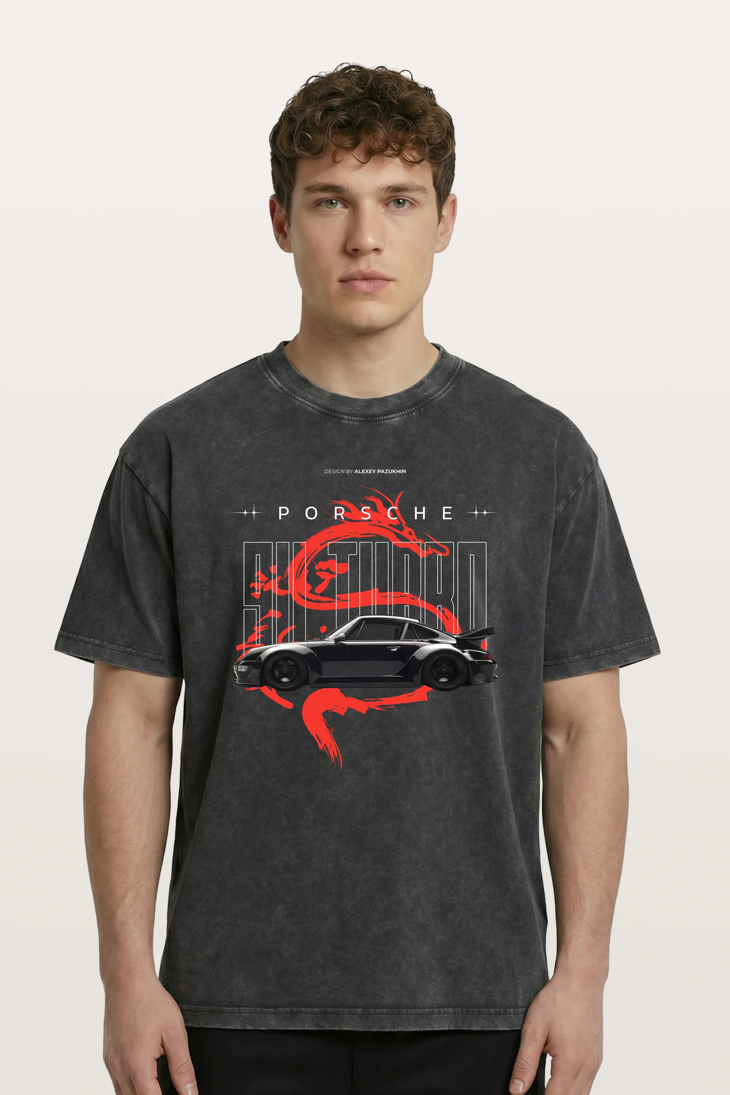 Porsche Dragon Washed T-Shirts