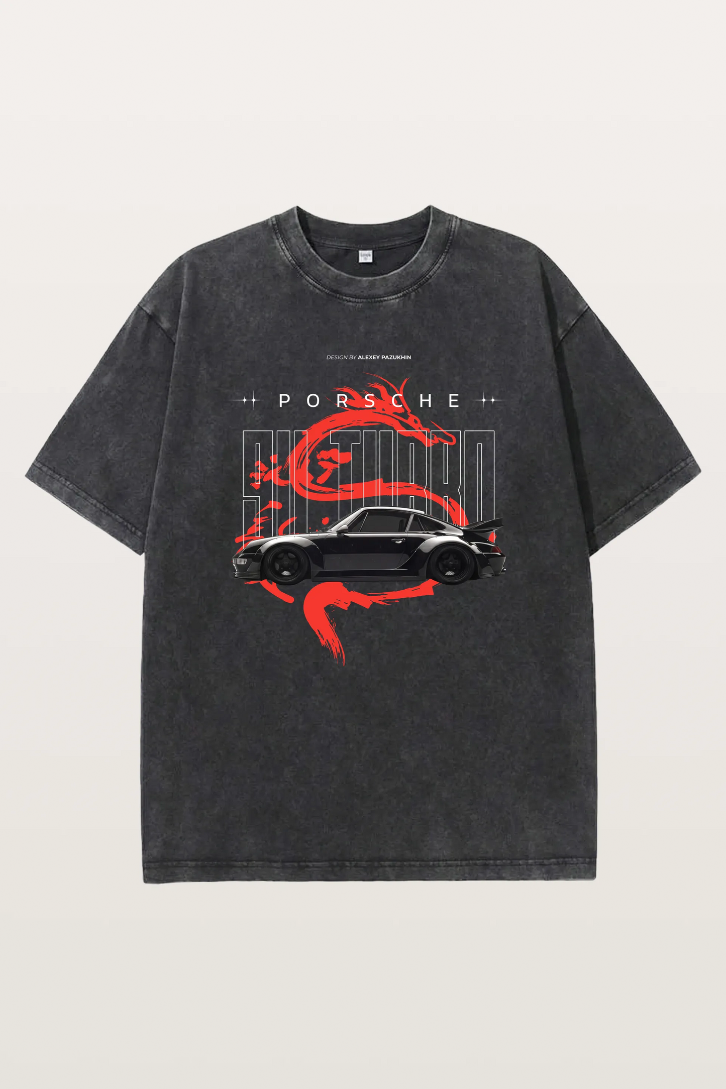 Porsche Dragon Washed T-Shirts