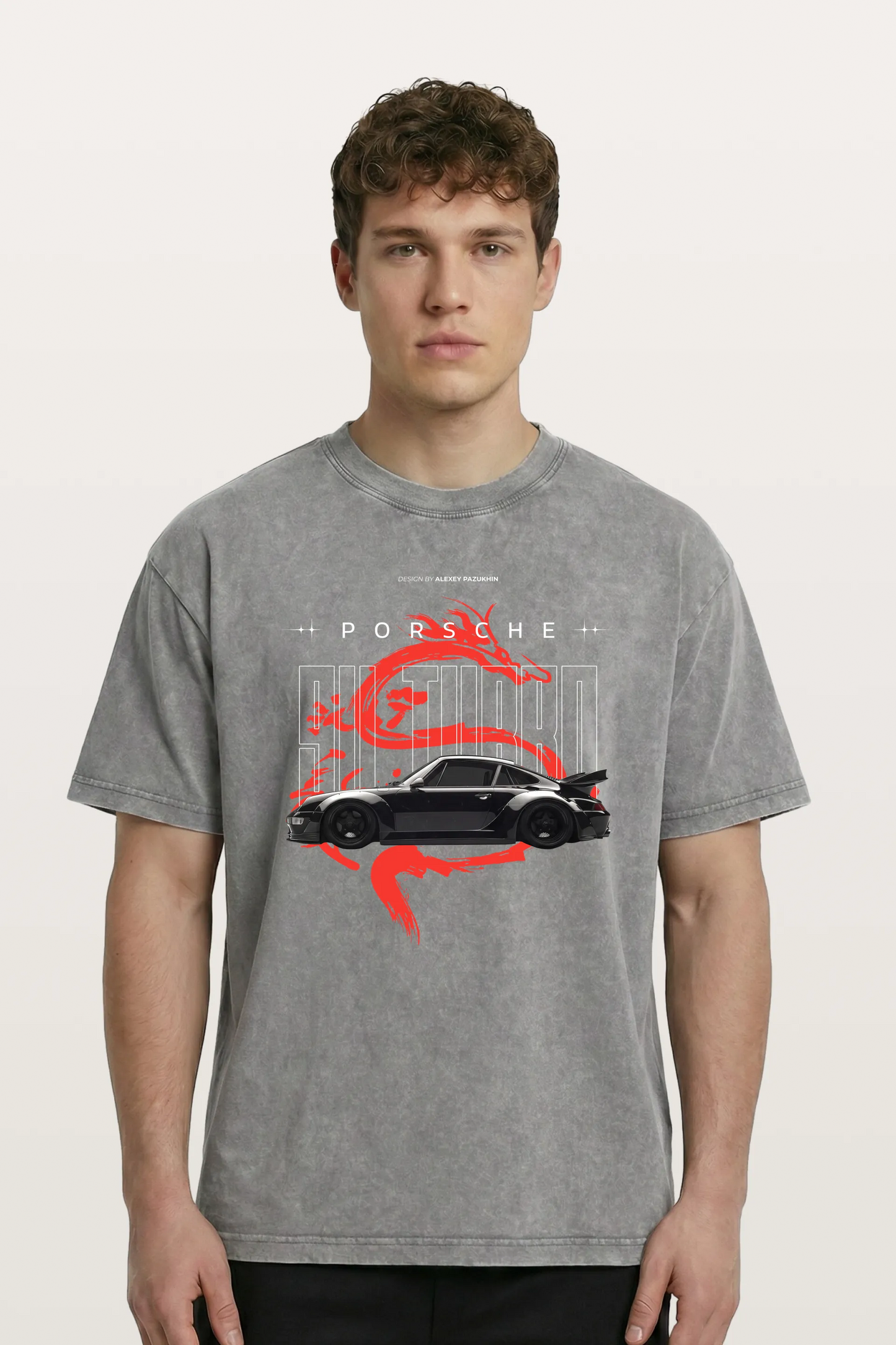 Porsche Dragon Washed T-Shirts