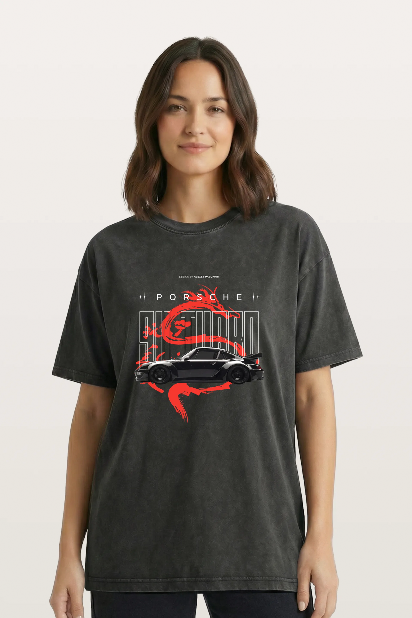 Porsche Dragon Washed T-Shirts
