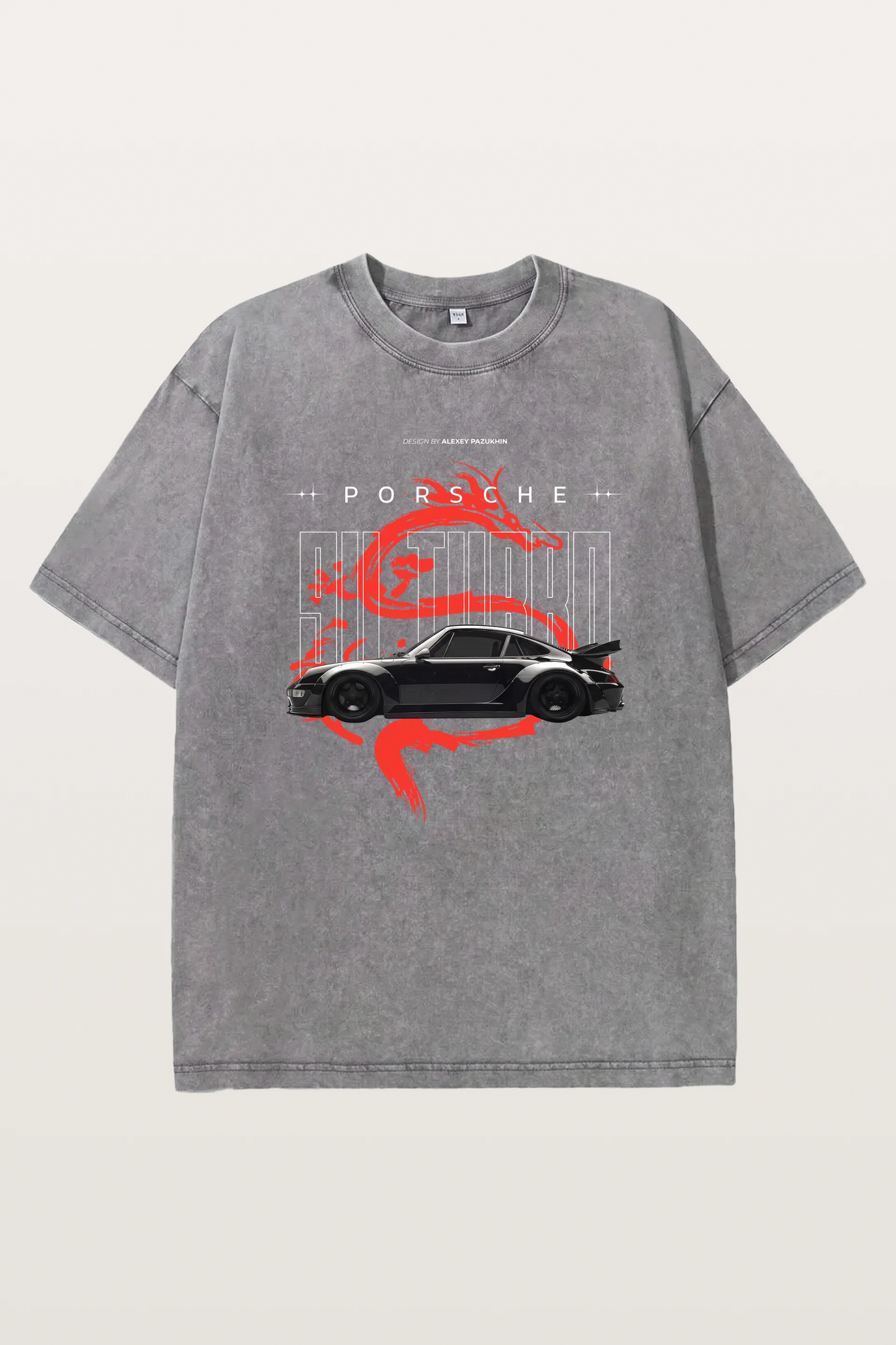 Porsche Dragon Washed T-Shirts