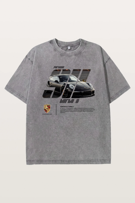 911 Turbo S Washed T-Shirts