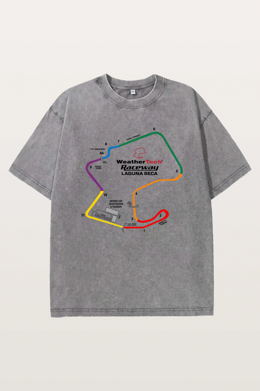 Corkscrew Track Washed T-Shirts