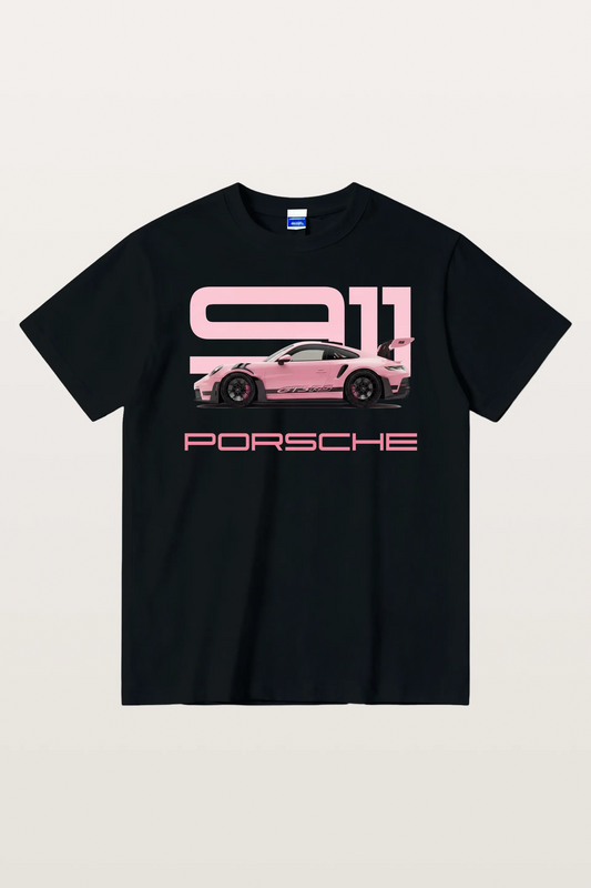 Pink 911 Cotton T-shirt