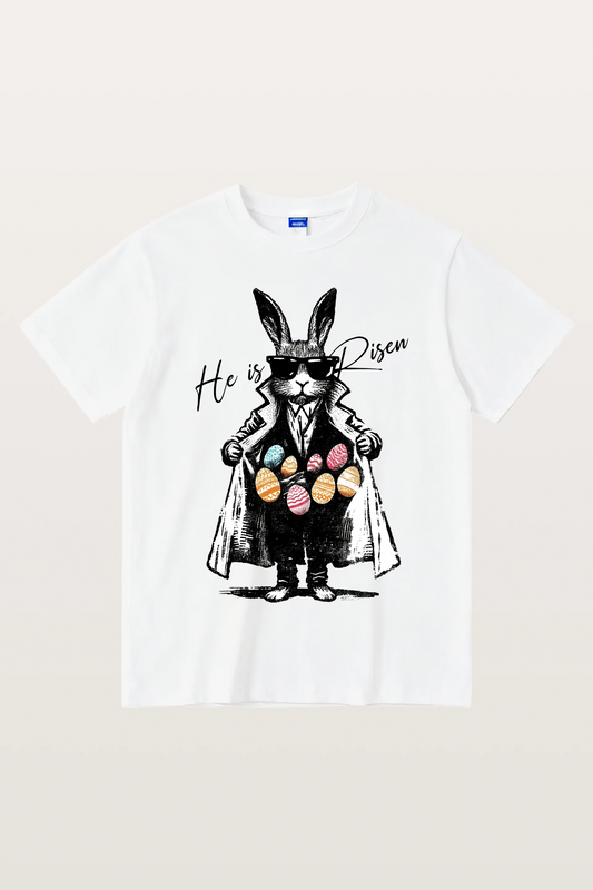 Risen Bunny Cotton T-shirt