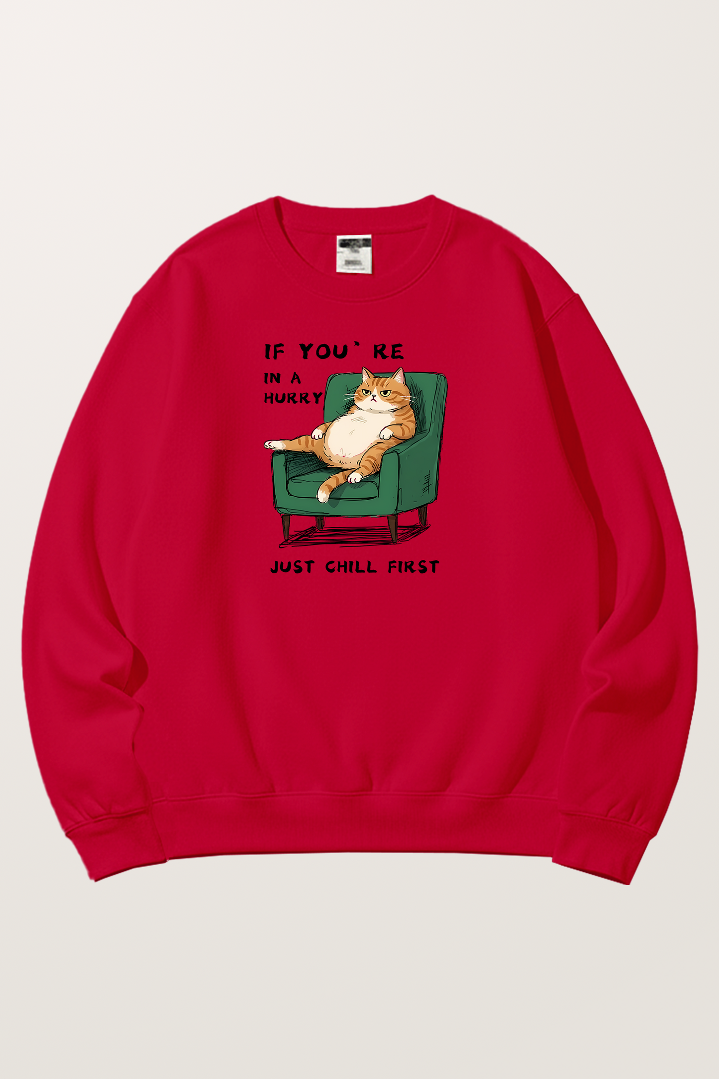 Laid-back Kitty Sweatshirts