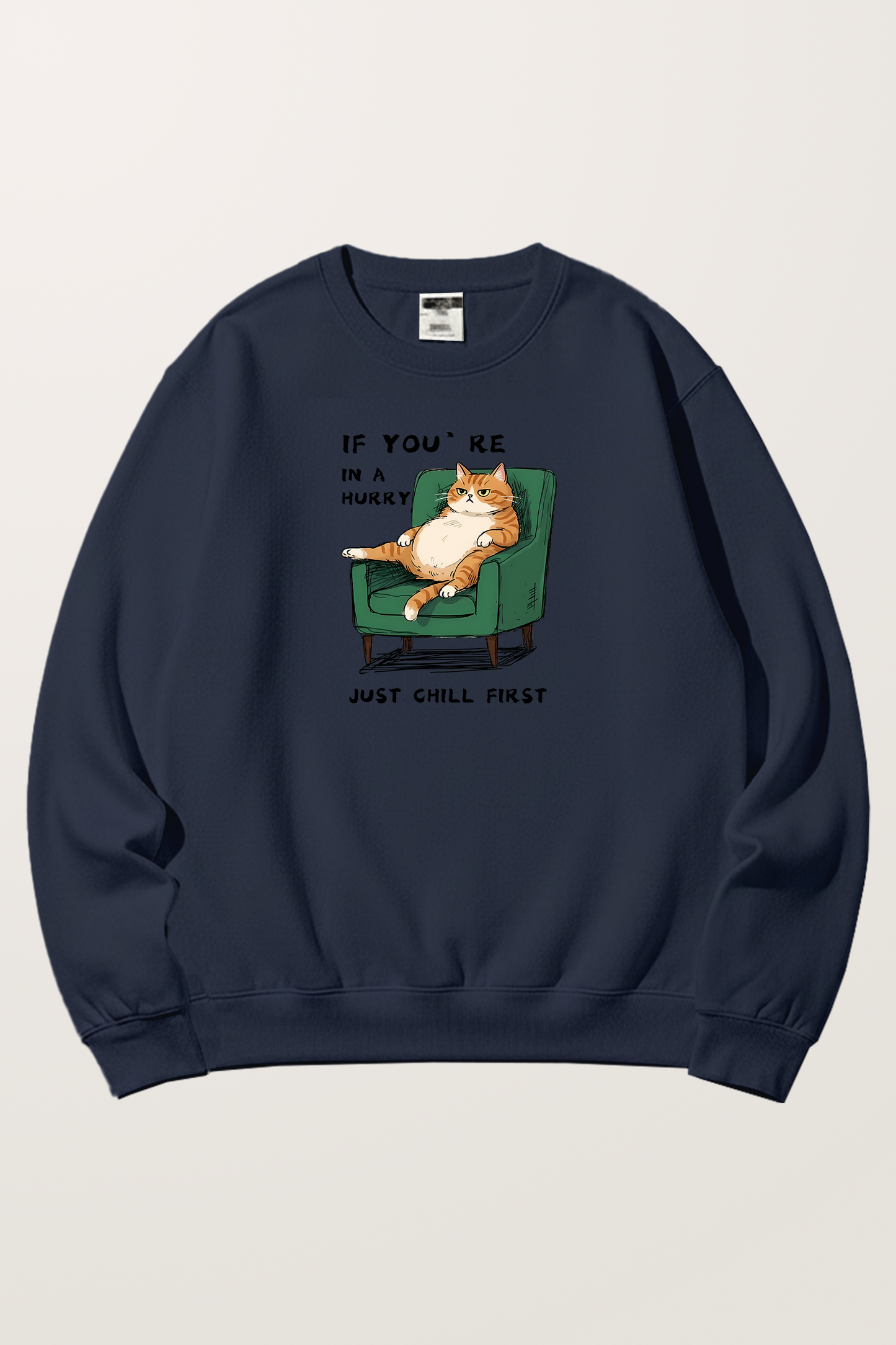 Laid-back Kitty Sweatshirts
