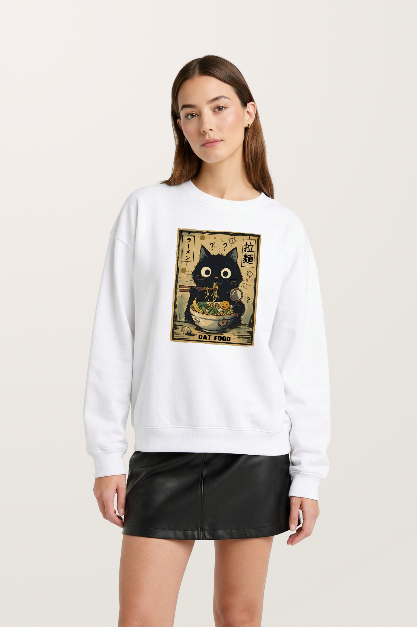 Noodle cat Sweatshirts