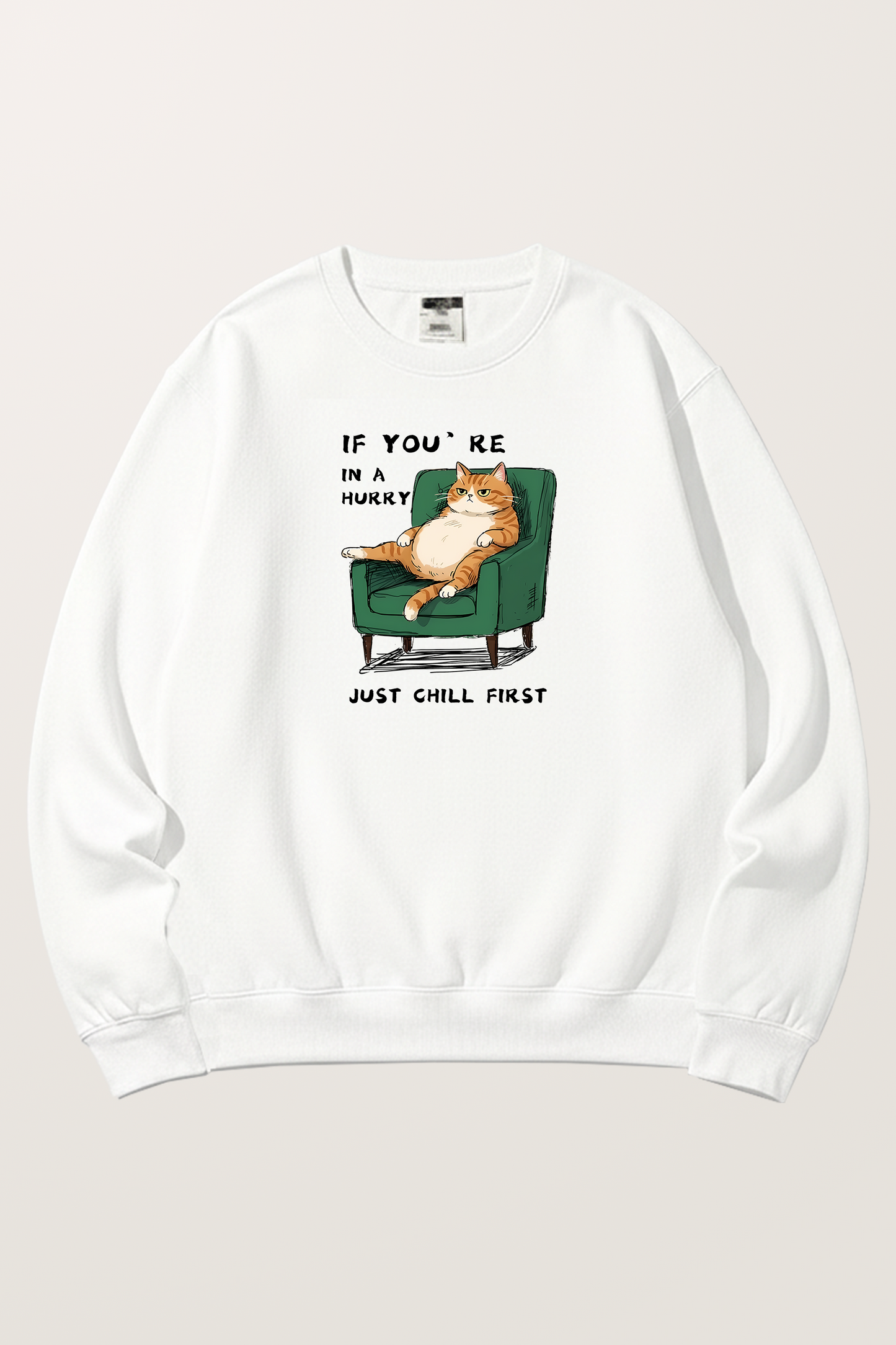 Laid-back Kitty Sweatshirts