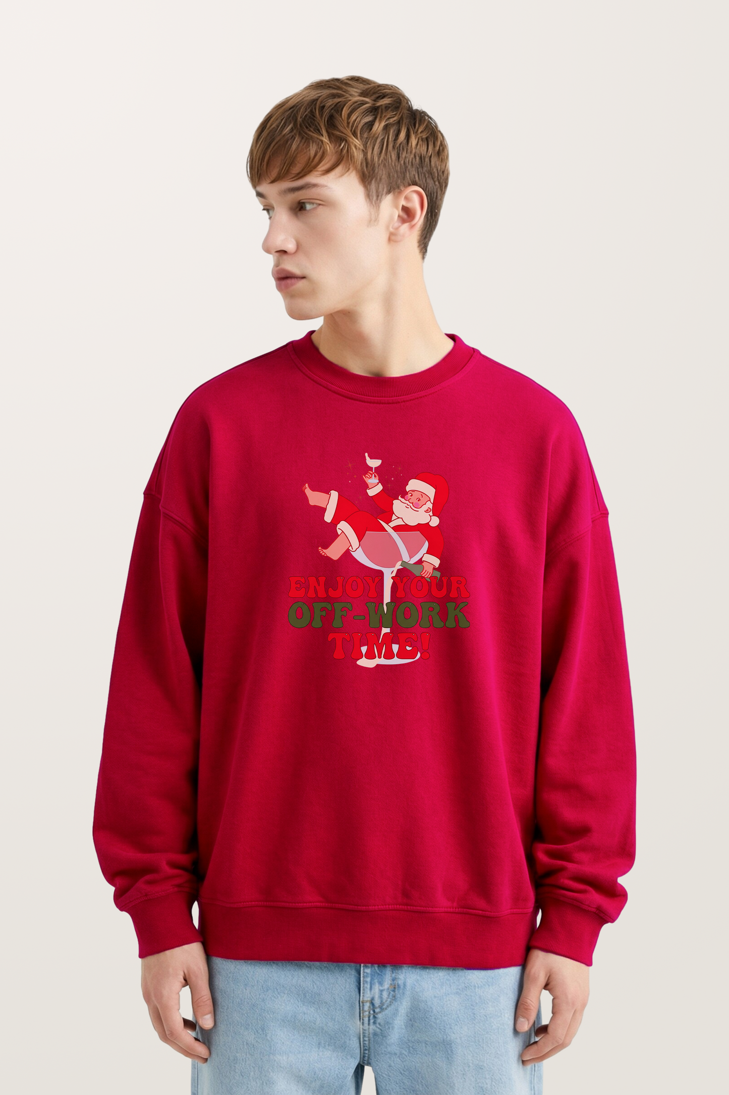 Santa’s Off-Time Sweatshirts