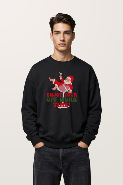 Santa’s Off-Time Sweatshirts