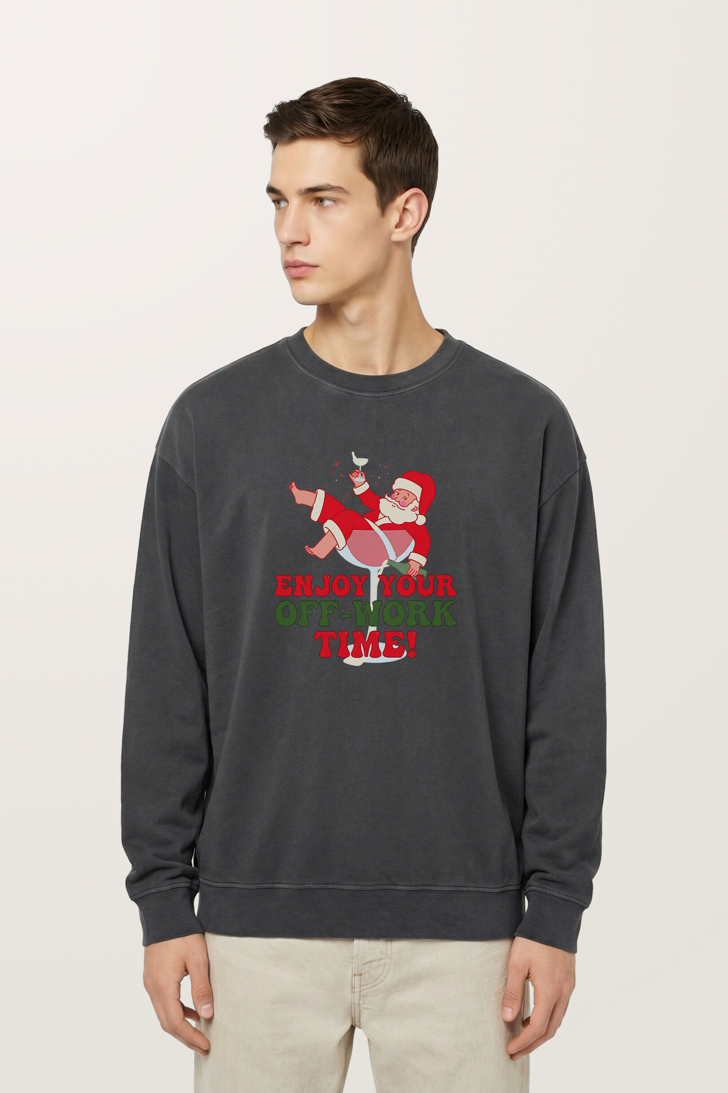 Santa’s Off-Time Sweatshirts
