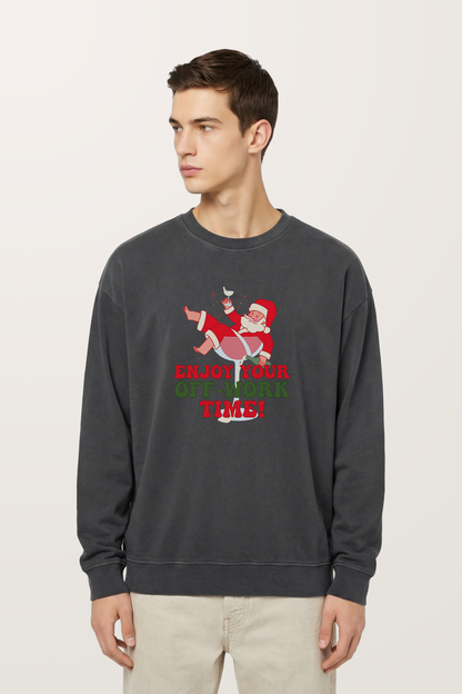 Santa’s Off-Time Sweatshirts