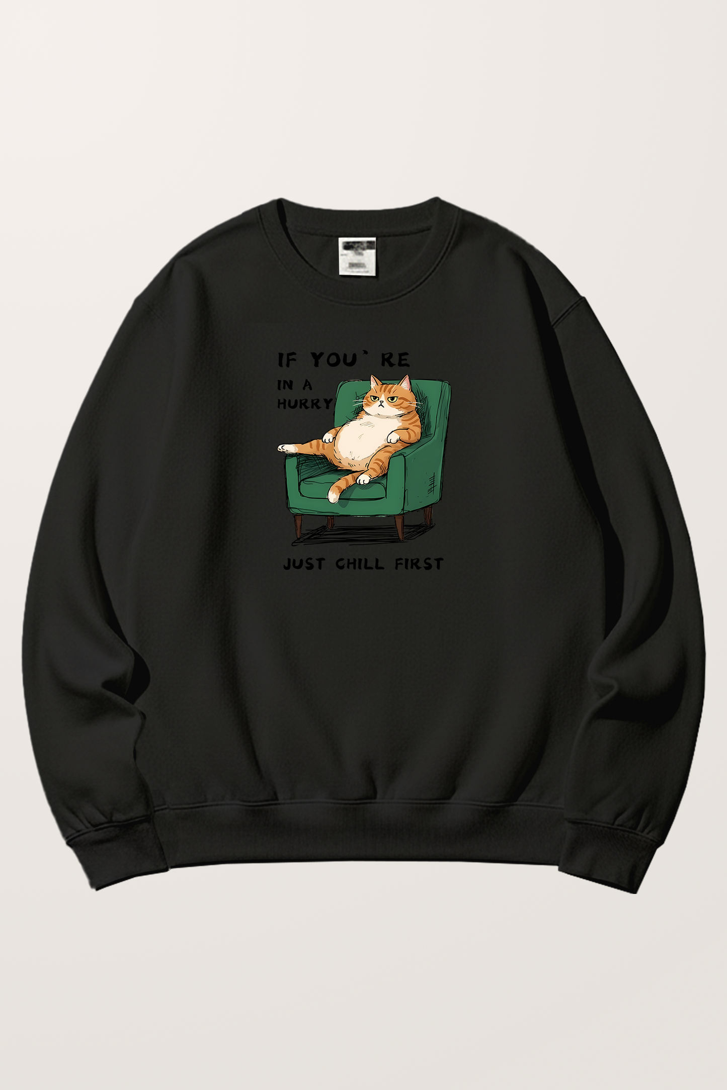Laid-back Kitty Sweatshirts