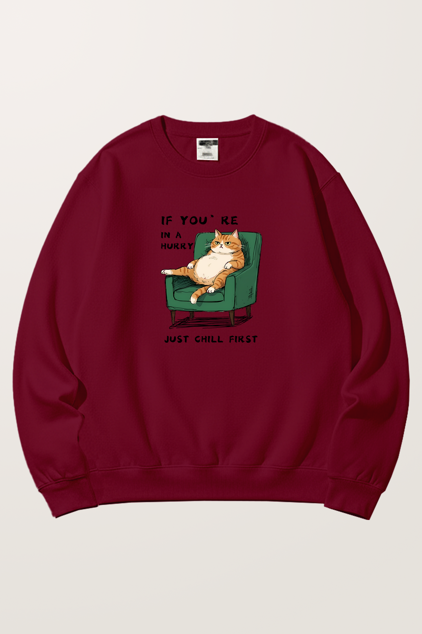 Laid-back Kitty Sweatshirts