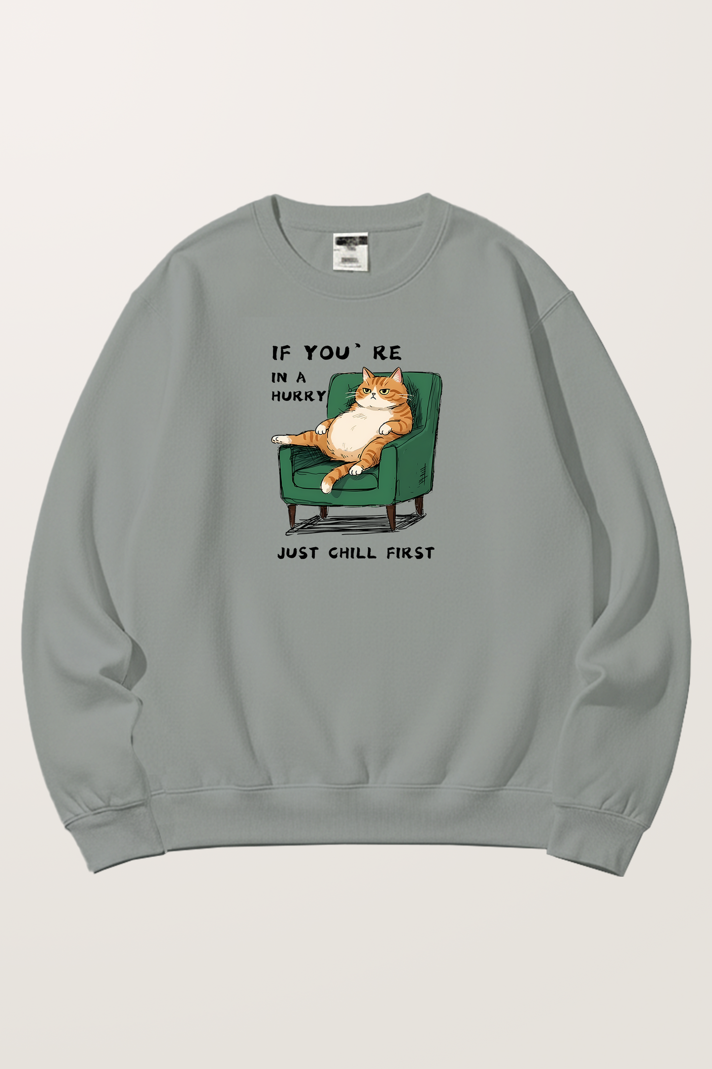 Laid-back Kitty Sweatshirts