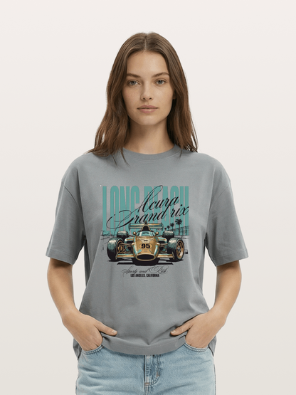 Vintage Long Beach Open Wheel Car Gildan T-shirt