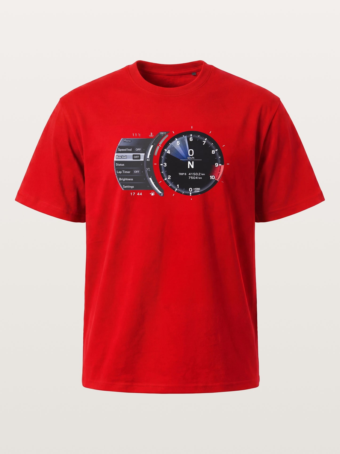 Lexus Analog Tachometer With Menu Panel Cotton T-shirt