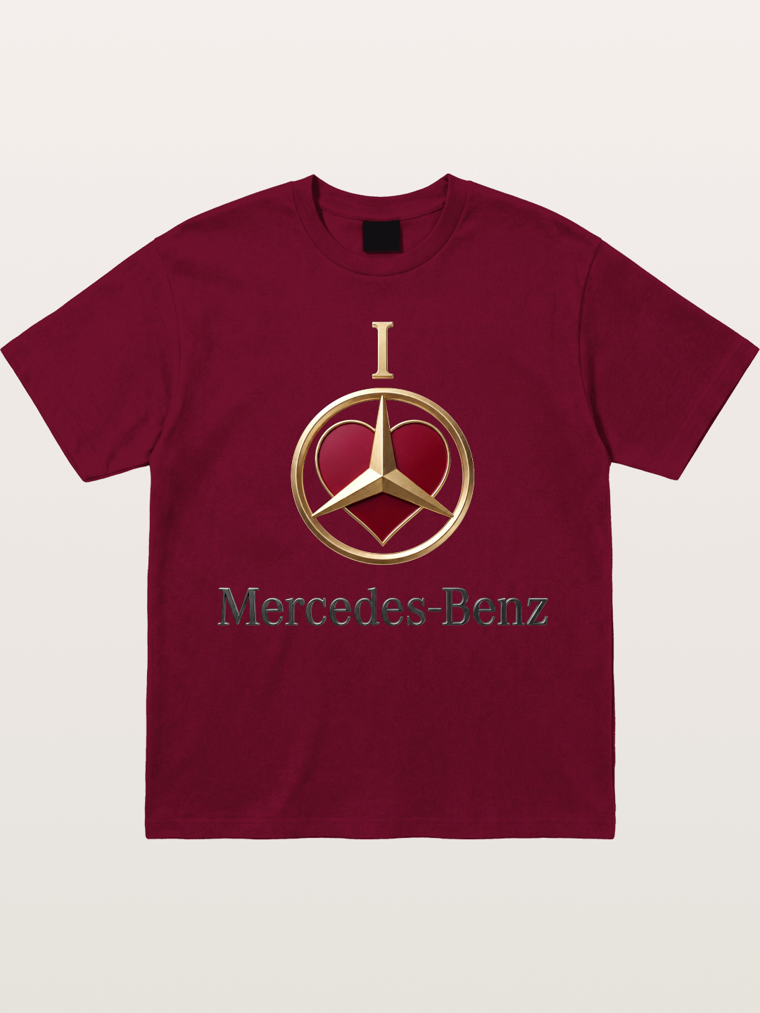 Mercedes Love Logo Art Gildan T-shirt