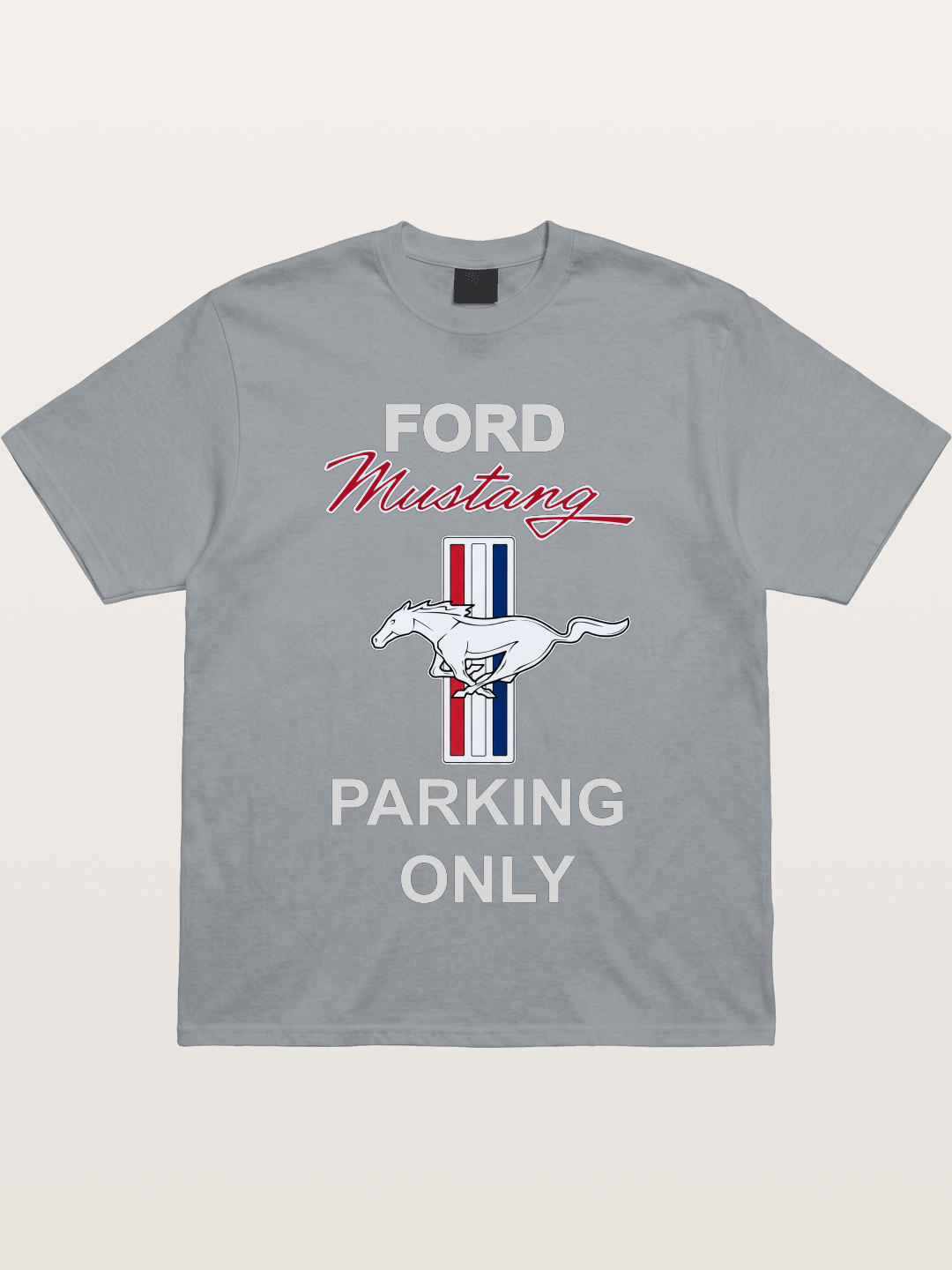 Ford Mustang Parking Only Sign Gildan T-shirt