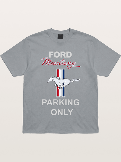 Ford Mustang Parking Only Sign Gildan T-shirt
