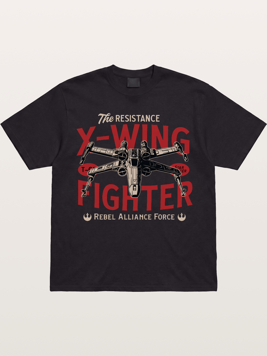 Resistance X-Wing Fighter Retro Design Gildan T-shirt