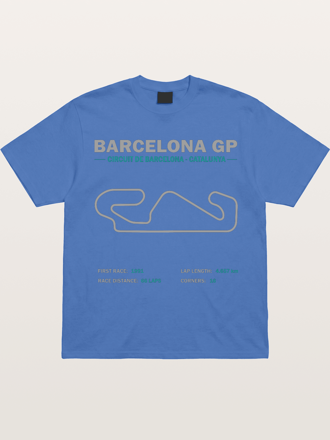 Catalunya GP Track Spec Outline Gildan T-shirt