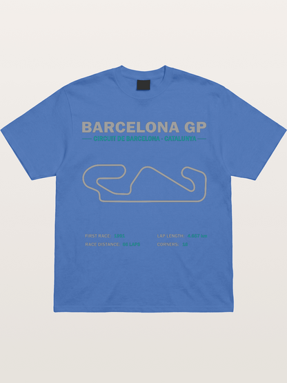 Catalunya GP Track Spec Outline Gildan T-shirt