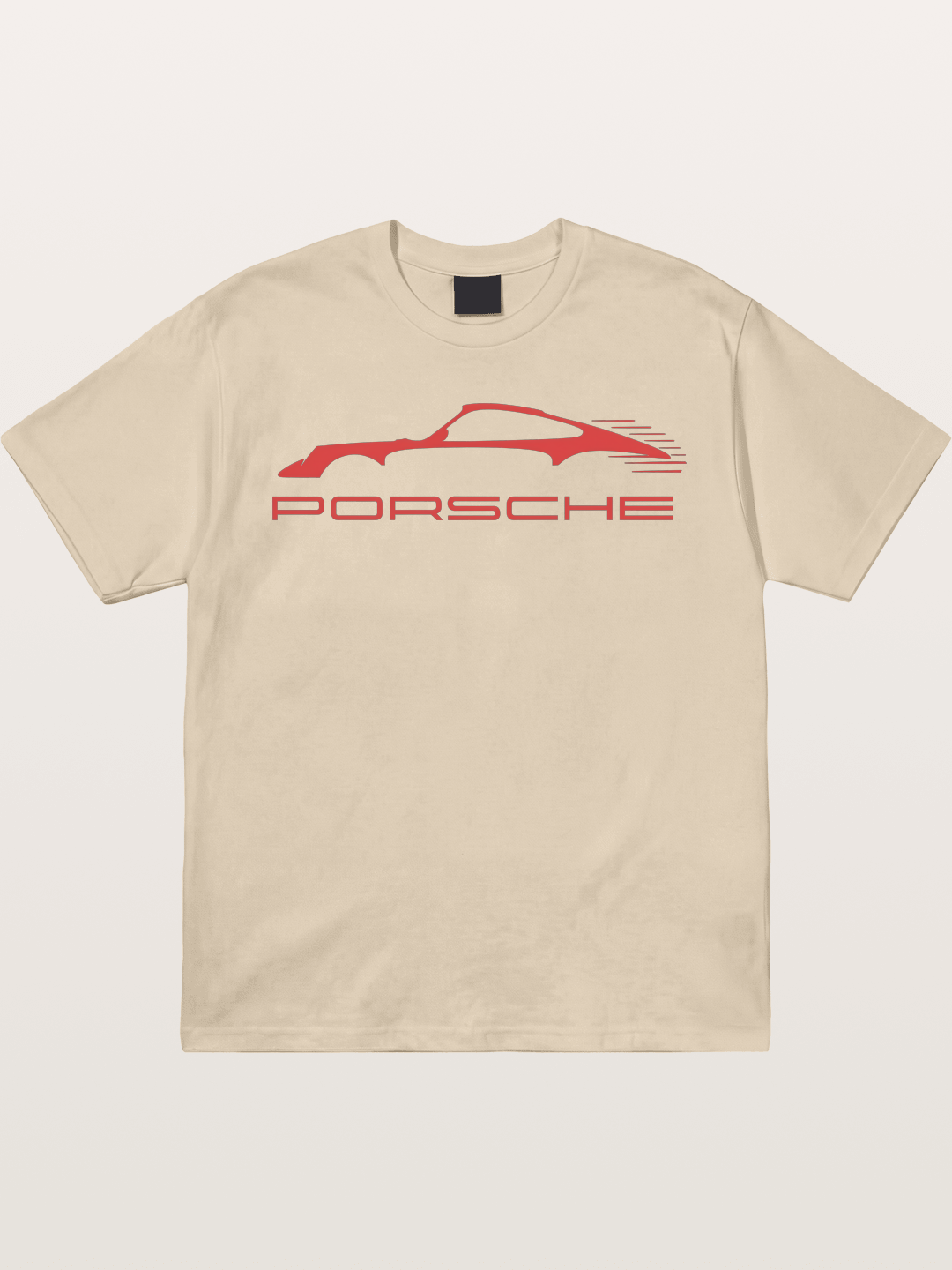 Red Porsche Silhouette Art Gildan T-shirt