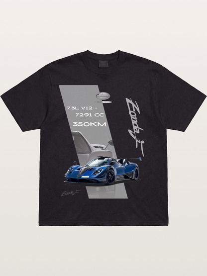 Pagani Zonda Technical Print Cotton T-shirt