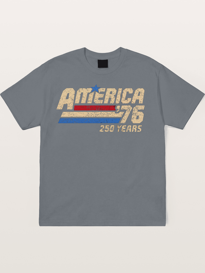 Vintage America '76 250 Years Cotton T-shirt