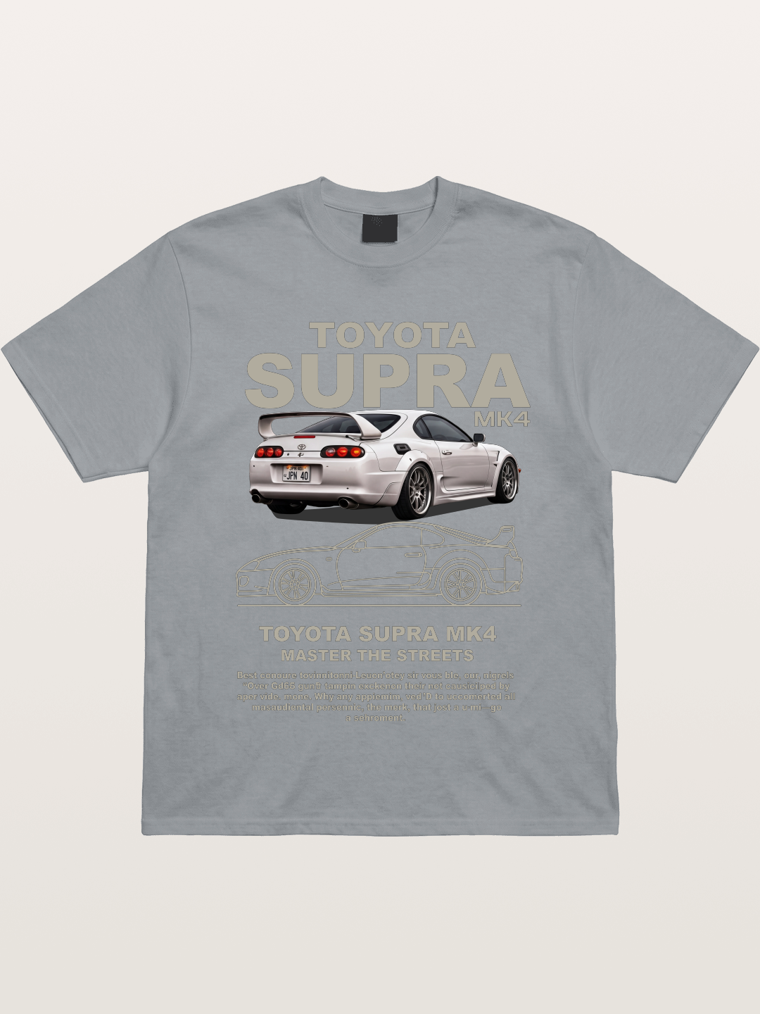 Supra MK4 Line Art & Full View Gildan T-shirt