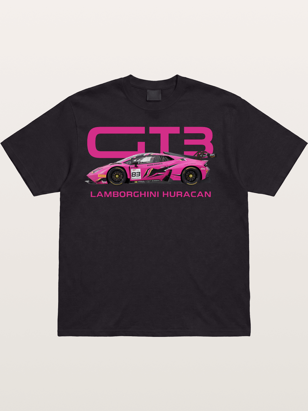 Pink Racer Cotton T-shirt