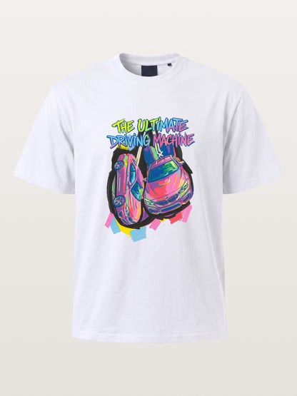 Graffiti BMW Driving Machine Cotton T-shirt