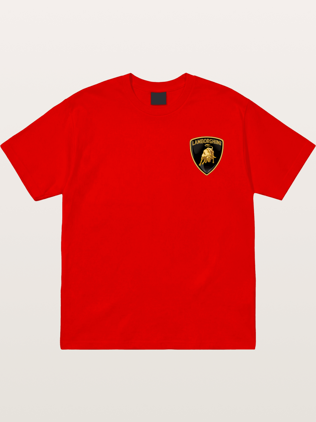 Lamborghini Golden Bull Shield Cotton T-shirt