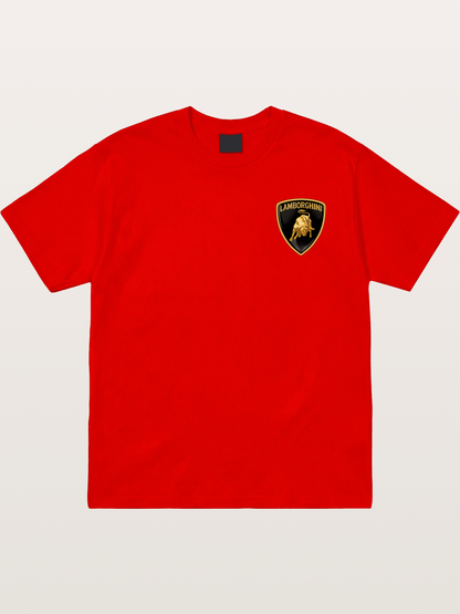 Lamborghini Golden Bull Shield Cotton T-shirt
