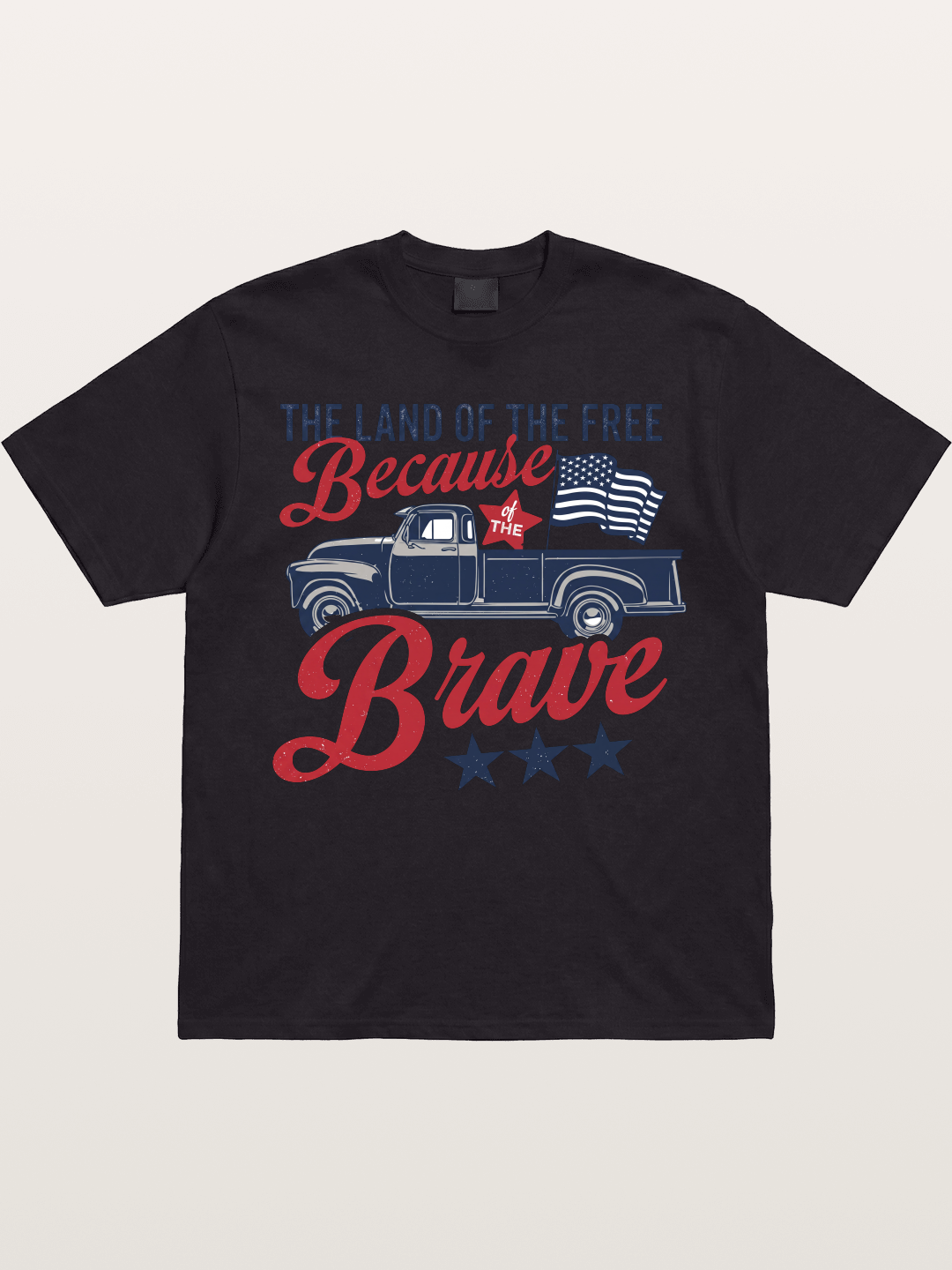Land of the Free Vintage American Truck Gildan T-shirt
