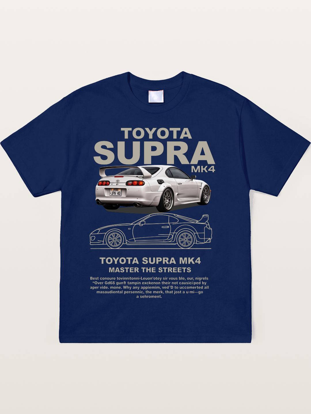Supra MK4 Line Art & Full View Soft-Stay T-shirt