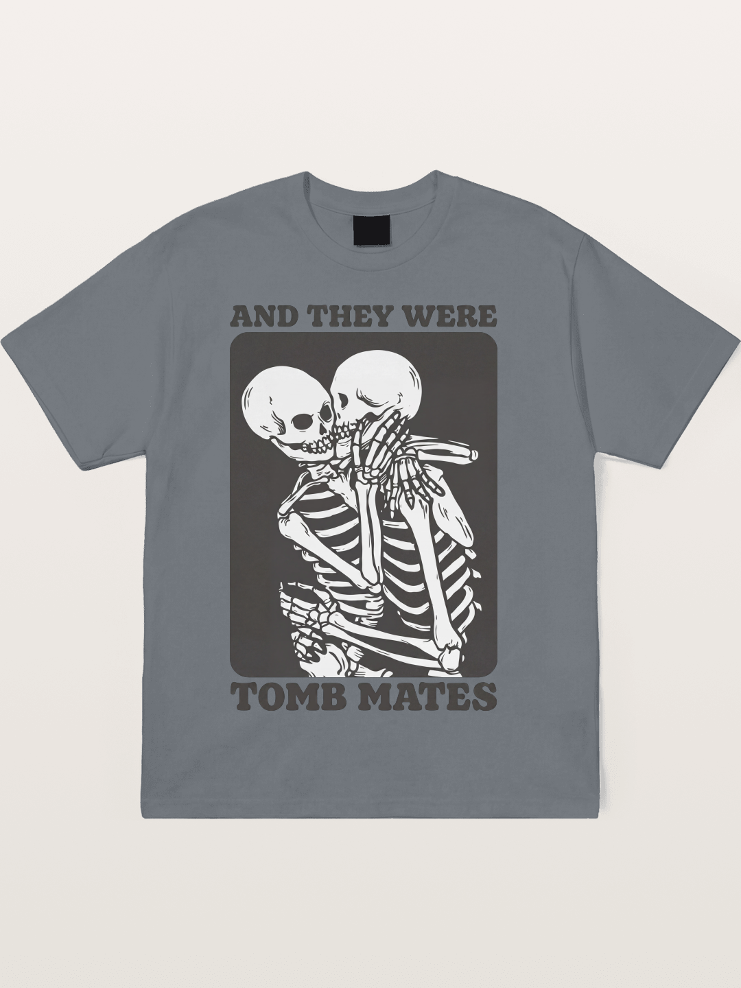 Tomb Mates Skeleton Couple Pride Cotton T-shirt