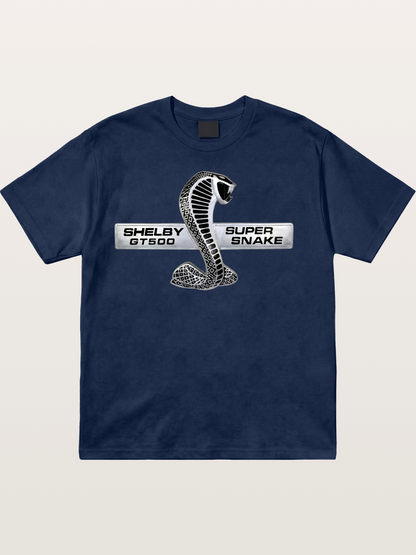 Shelby GT500 Super Snake Emblem Cotton T-shirt