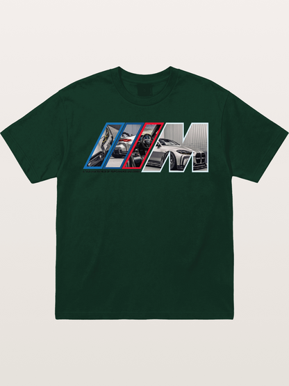 BMW Car Detail Collage Art Gildan T-shirt