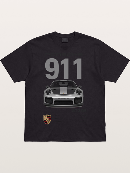 Porsche 911 GT2RS Front View Specs Cotton T-shirt