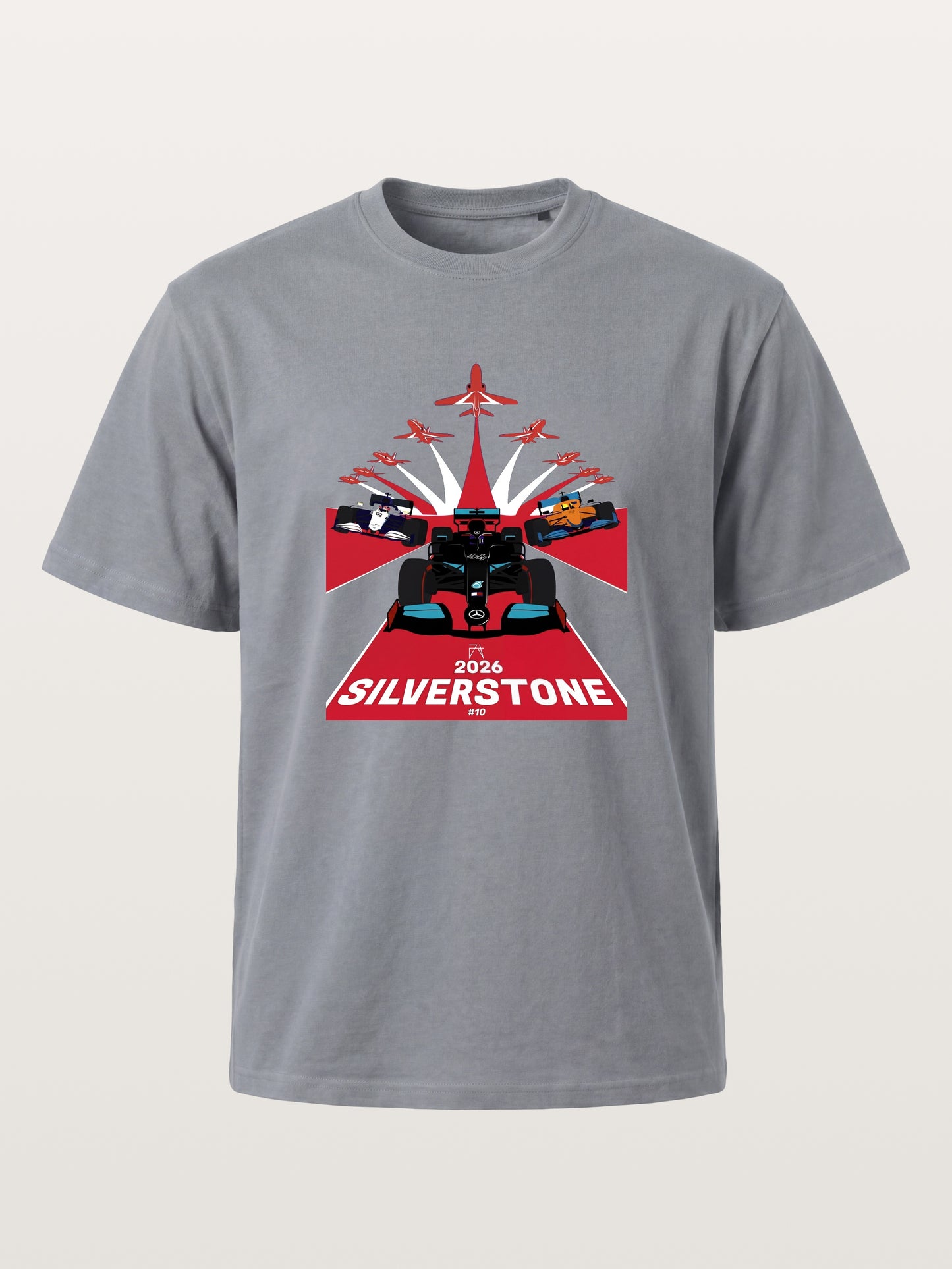 Silverstone F1 Race Formation With Jets Gildan T-shirt
