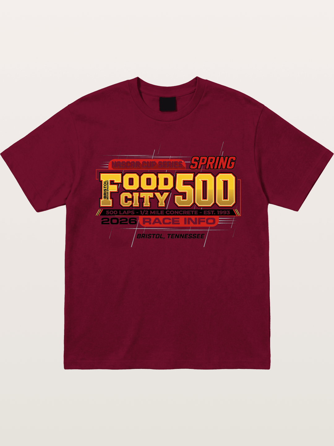 2026 Spring Food City 500 Gildan T-shirt