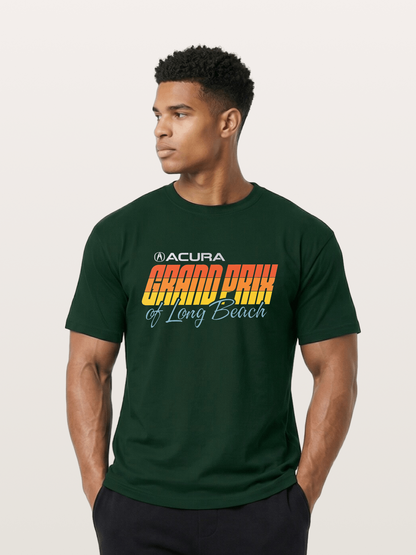 Sunset Grand Prix Typography Gildan T-shirt