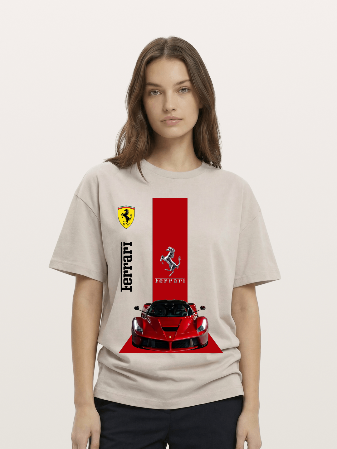 Prancing Speed Cotton T-shirt
