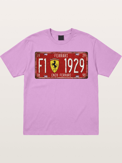 license plate Gildan T-shirt