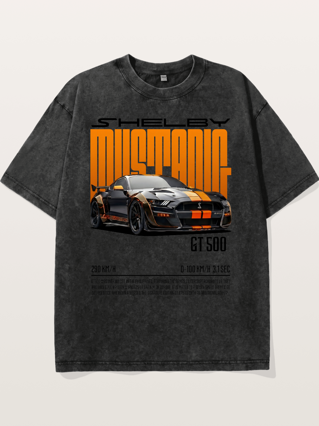 Shelby Mustang GT500 Art Washed T-shirt