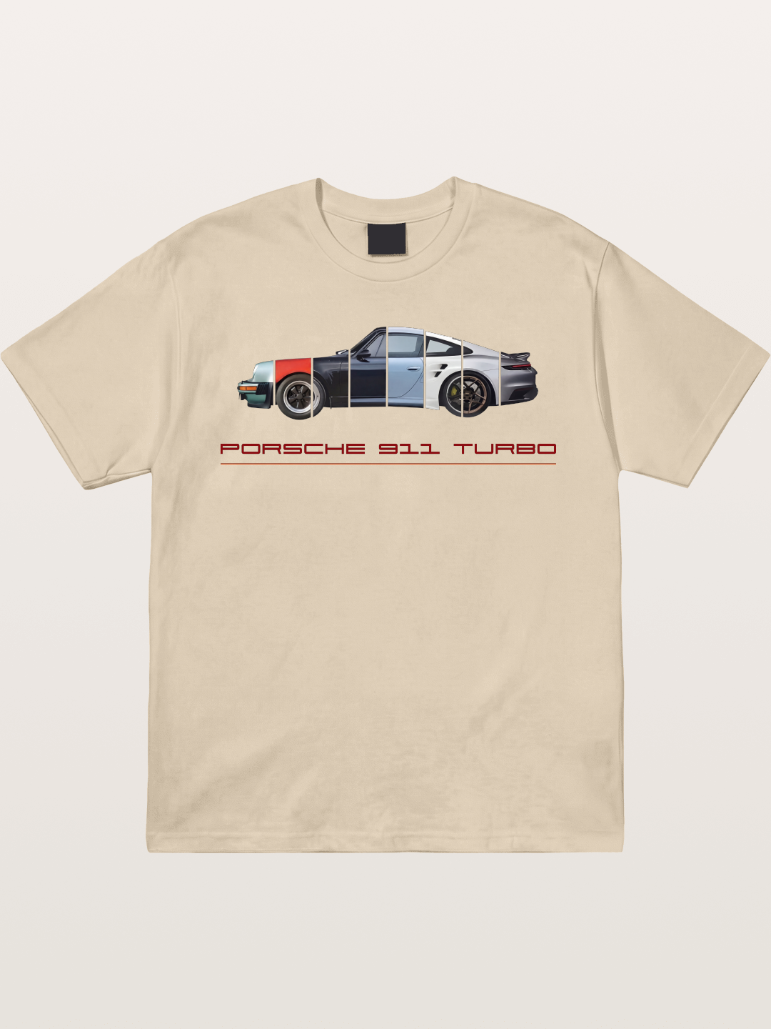 Porsche 911 Turbo Split Sections Gildan T-shirt